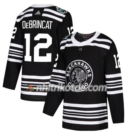 Chicago Blackhawks Trikot Alex DeBrincat 12 2019 Winter Classic Adidas Schwarz Authentic - Herren